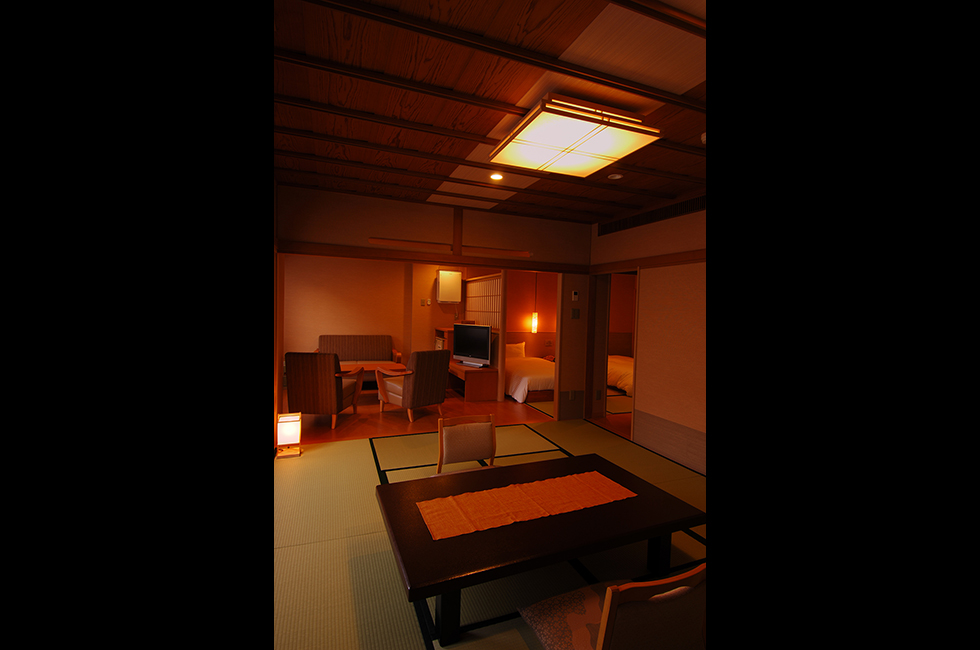萩姫の湯　栄楽館　<br>客室　改装