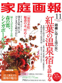 雑誌「家庭画報」2012年11月号に滝乃家が掲載されました。
