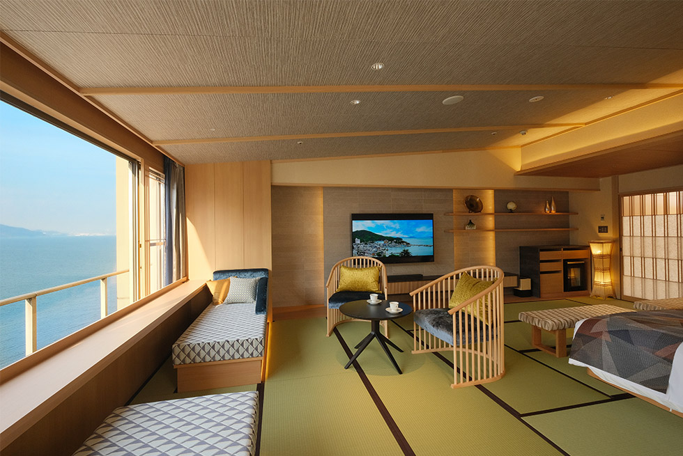 眺望に制限がある客室の価値向上