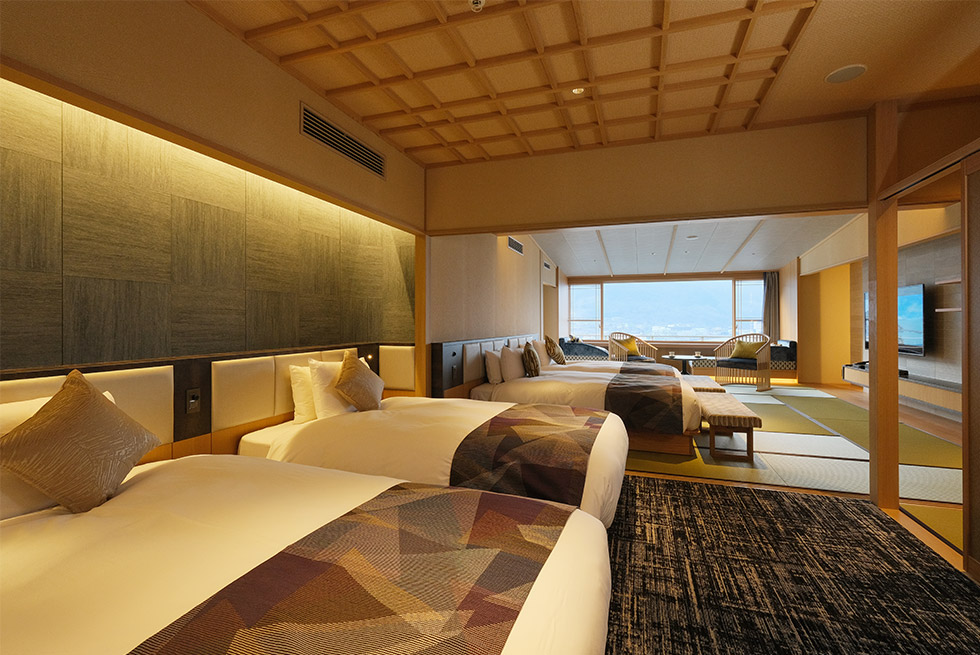 眺望に制限がある客室の価値向上