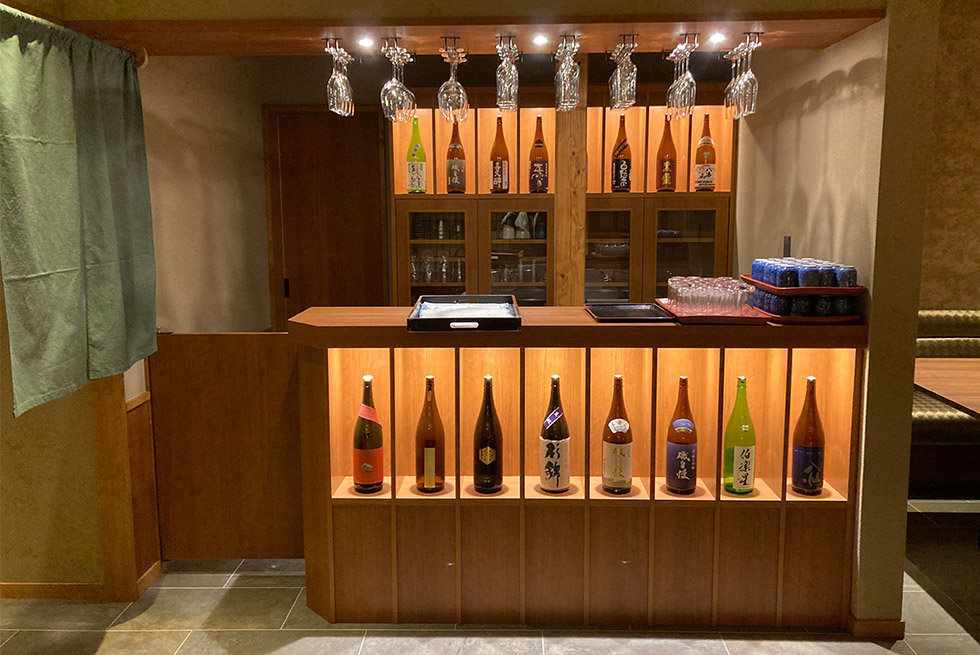 海の幸を眼前で楽しむダイニング