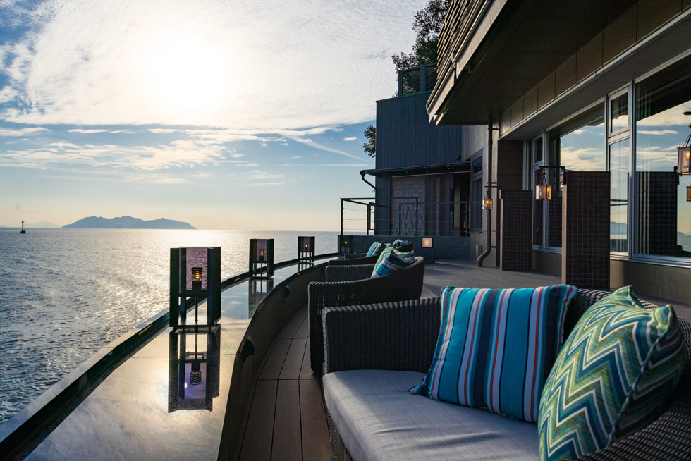 景色と一体となる滞在体験