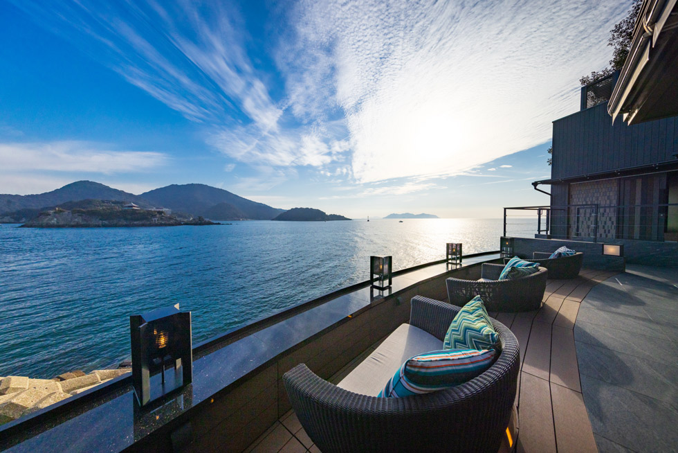 景色と一体となる滞在体験