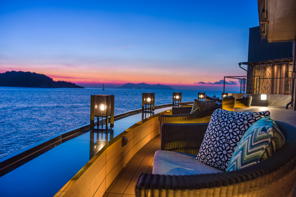 景色と一体となる滞在体験